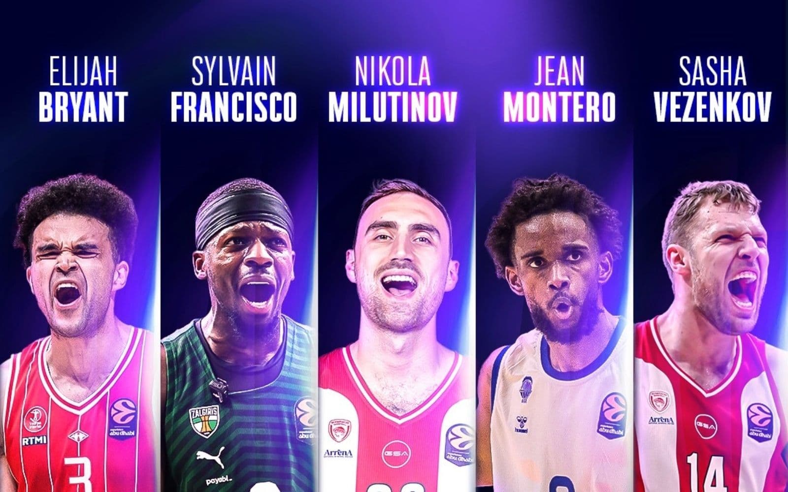 Euroleague: Στην First Team Βεζένκοφ και Μιλουτίνοφ